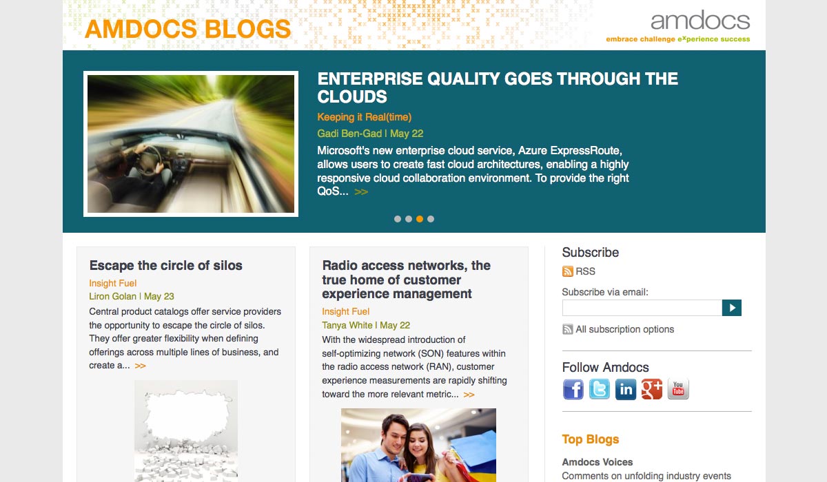 Amdocs Blogs